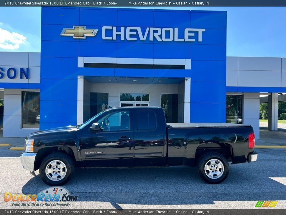 2013 Chevrolet Silverado 1500 LT Extended Cab Black / Ebony Photo #1