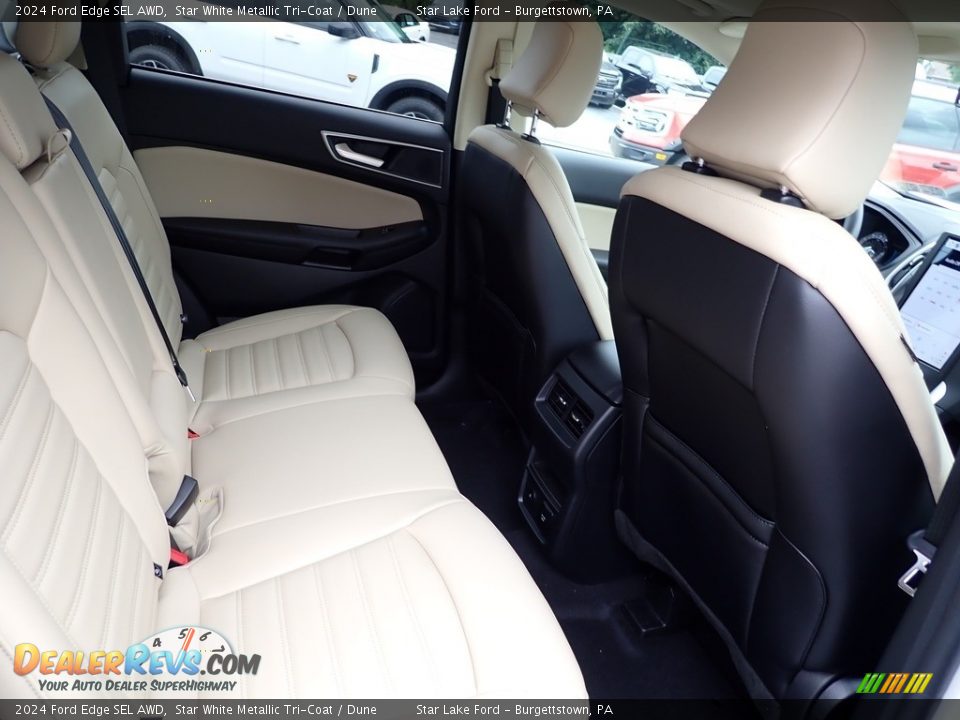 Rear Seat of 2024 Ford Edge SEL AWD Photo #10