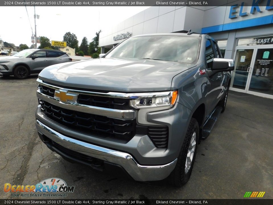 2024 Chevrolet Silverado 1500 LT Double Cab 4x4 Sterling Gray Metallic / Jet Black Photo #11