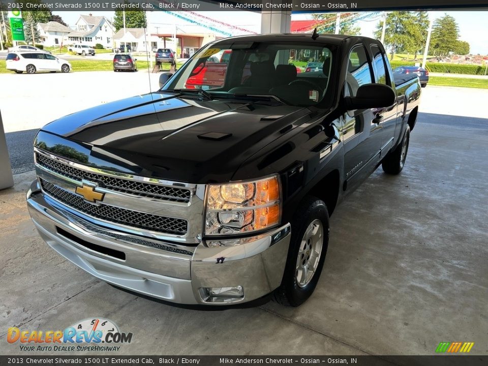 2013 Chevrolet Silverado 1500 LT Extended Cab Black / Ebony Photo #2