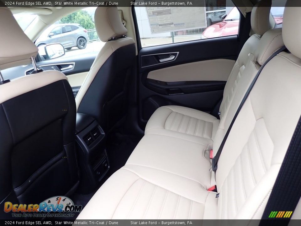 Rear Seat of 2024 Ford Edge SEL AWD Photo #11
