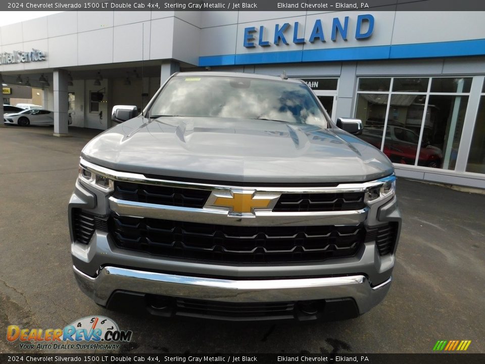 2024 Chevrolet Silverado 1500 LT Double Cab 4x4 Sterling Gray Metallic / Jet Black Photo #12