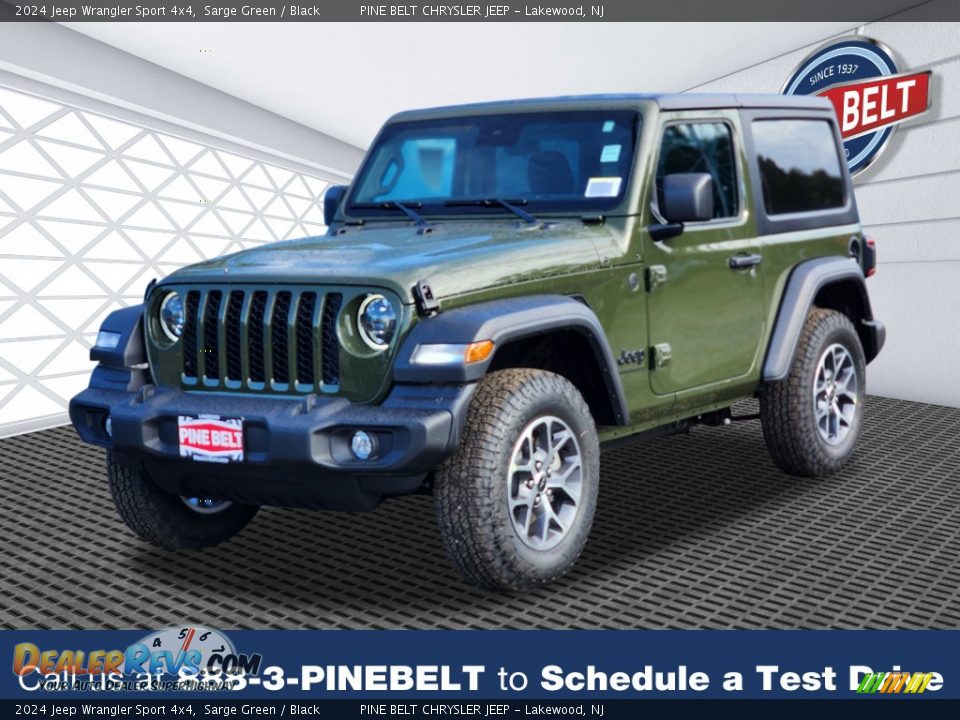 2024 Jeep Wrangler Sport 4x4 Sarge Green / Black Photo #1