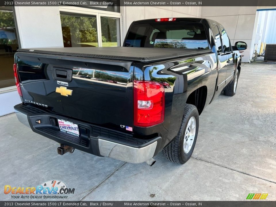 2013 Chevrolet Silverado 1500 LT Extended Cab Black / Ebony Photo #7