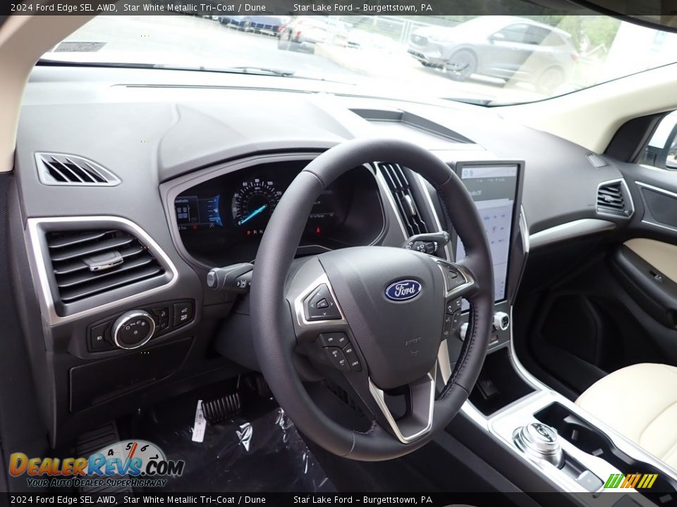 2024 Ford Edge SEL AWD Steering Wheel Photo #19
