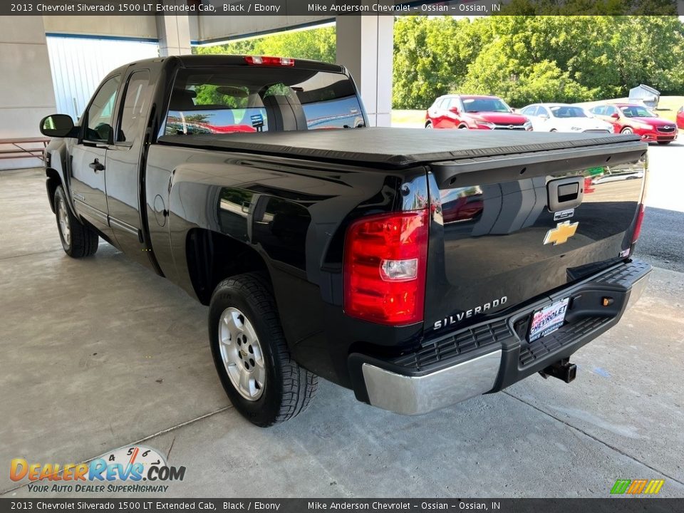 2013 Chevrolet Silverado 1500 LT Extended Cab Black / Ebony Photo #10