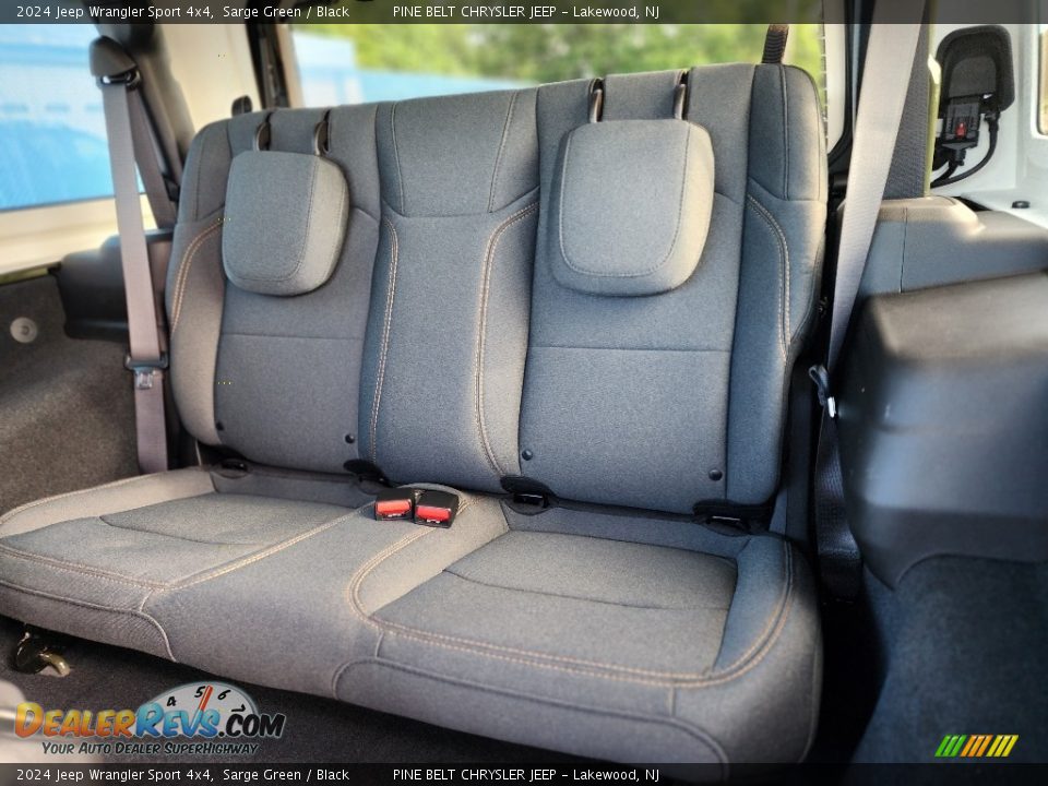 Rear Seat of 2024 Jeep Wrangler Sport 4x4 Photo #12