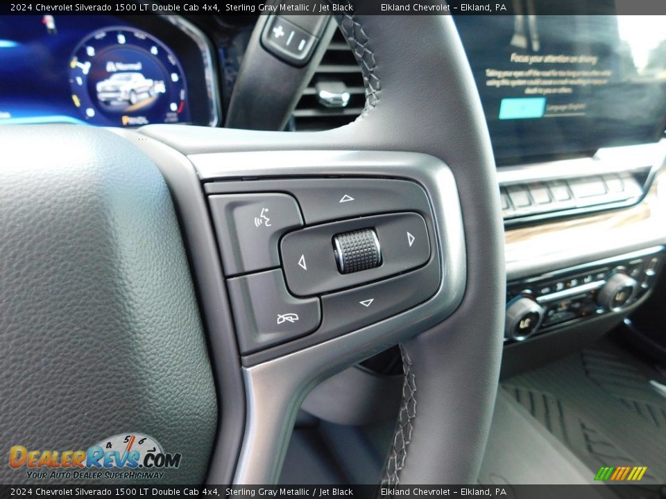 2024 Chevrolet Silverado 1500 LT Double Cab 4x4 Steering Wheel Photo #29