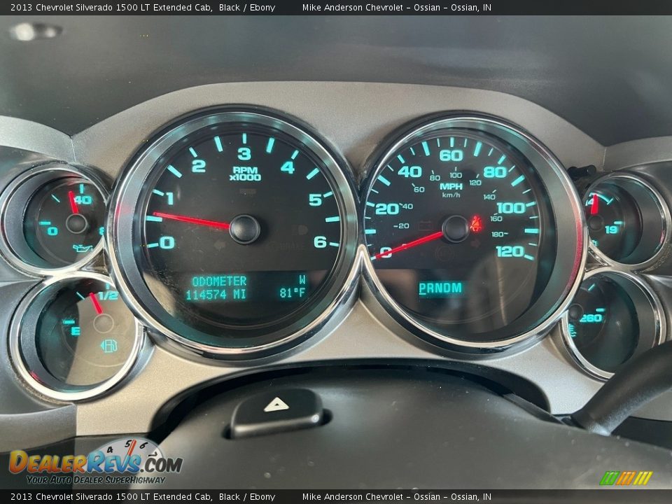 2013 Chevrolet Silverado 1500 LT Extended Cab Gauges Photo #20