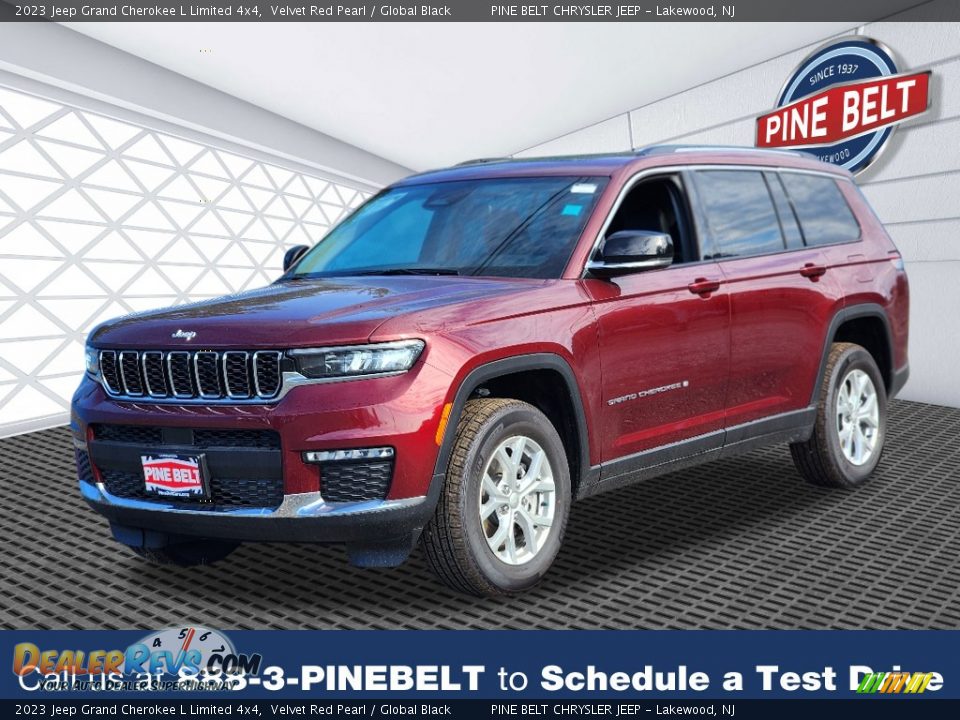 2023 Jeep Grand Cherokee L Limited 4x4 Velvet Red Pearl / Global Black Photo #1