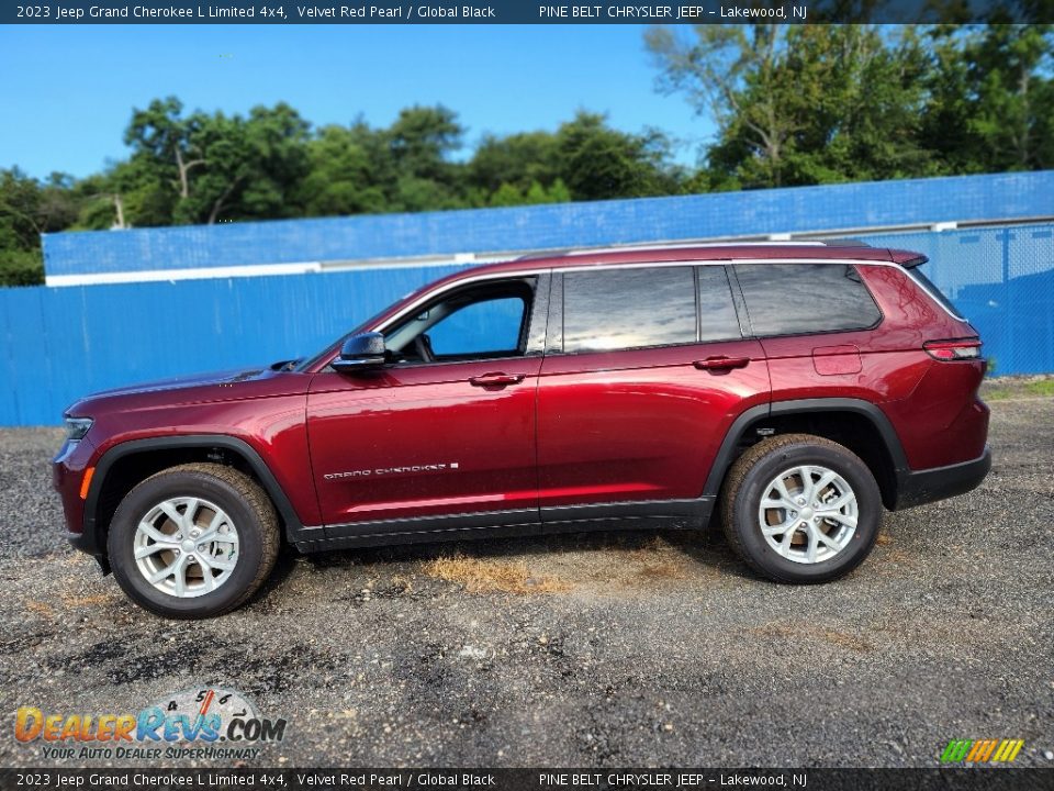 2023 Jeep Grand Cherokee L Limited 4x4 Velvet Red Pearl / Global Black Photo #3