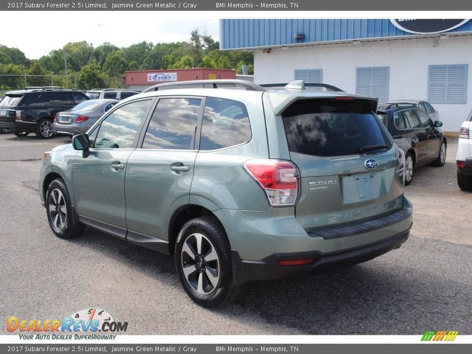 2017 Subaru Forester 2.5i Limited Jasmine Green Metallic / Gray Photo #4