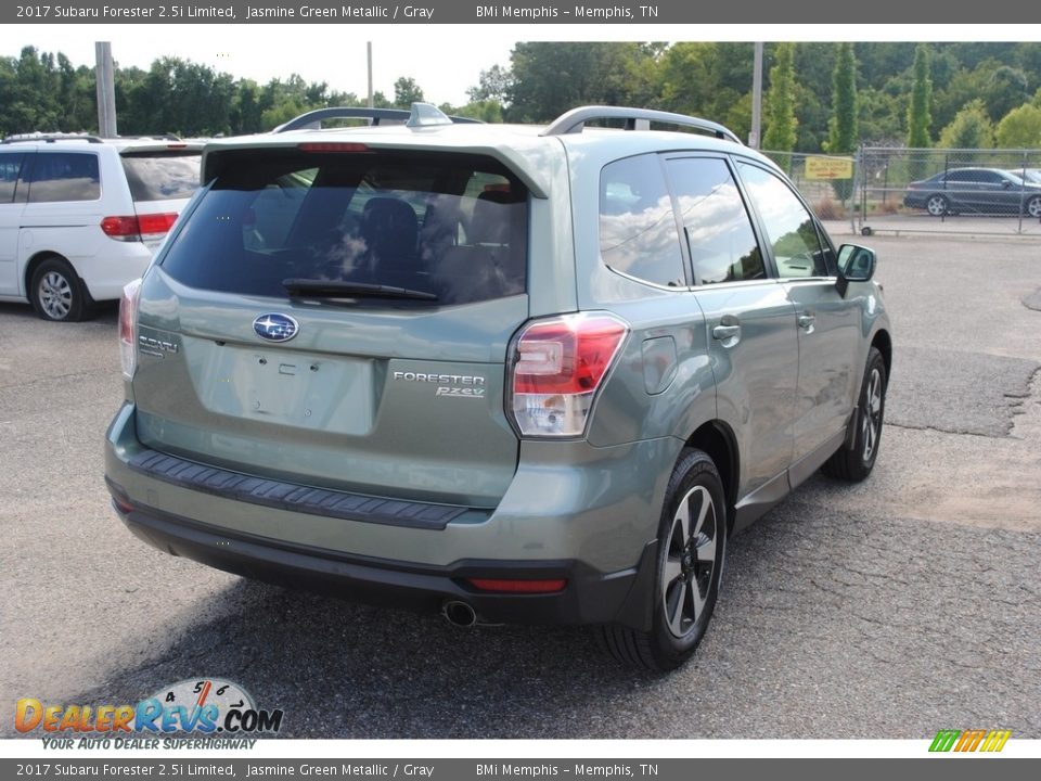 2017 Subaru Forester 2.5i Limited Jasmine Green Metallic / Gray Photo #6