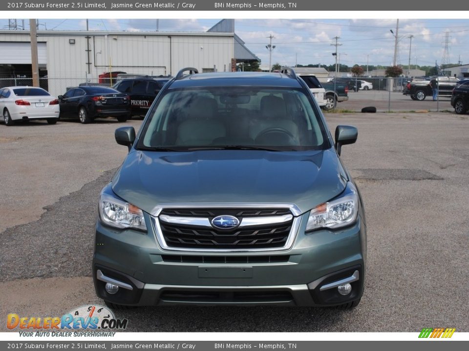 2017 Subaru Forester 2.5i Limited Jasmine Green Metallic / Gray Photo #9