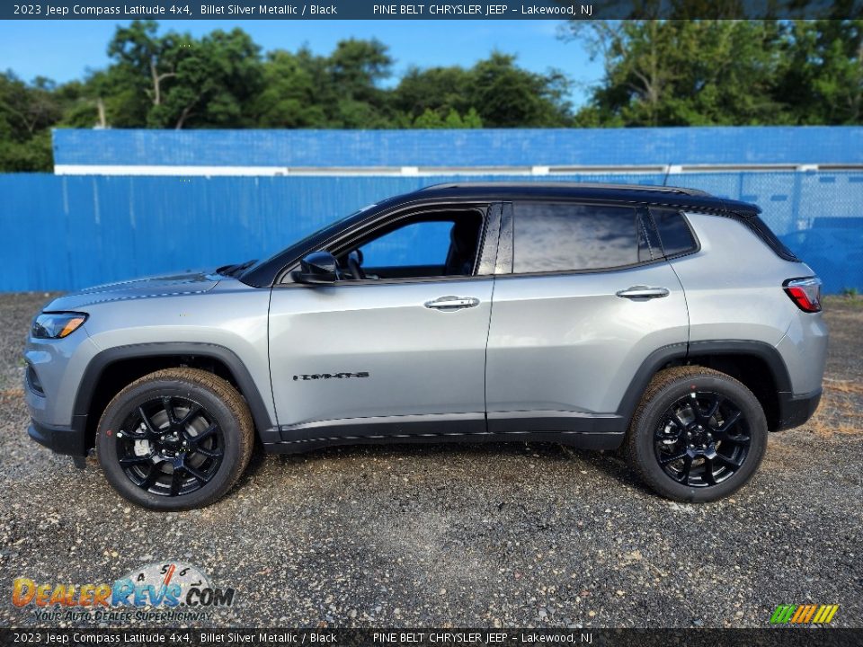 2023 Jeep Compass Latitude 4x4 Billet Silver Metallic / Black Photo #3