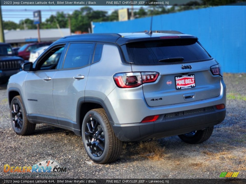 2023 Jeep Compass Latitude 4x4 Billet Silver Metallic / Black Photo #4