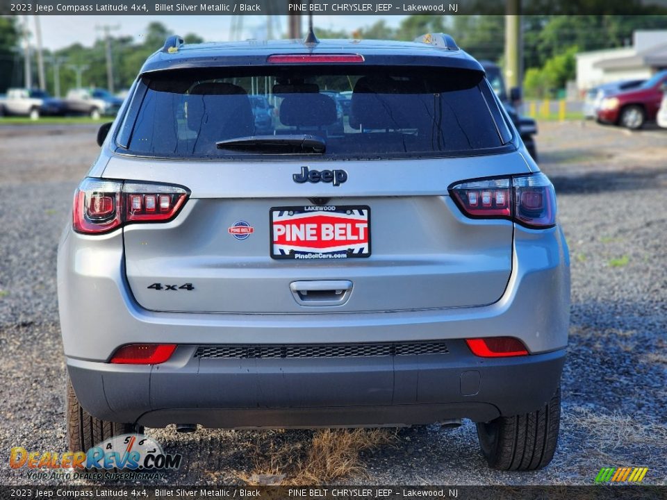 2023 Jeep Compass Latitude 4x4 Billet Silver Metallic / Black Photo #6