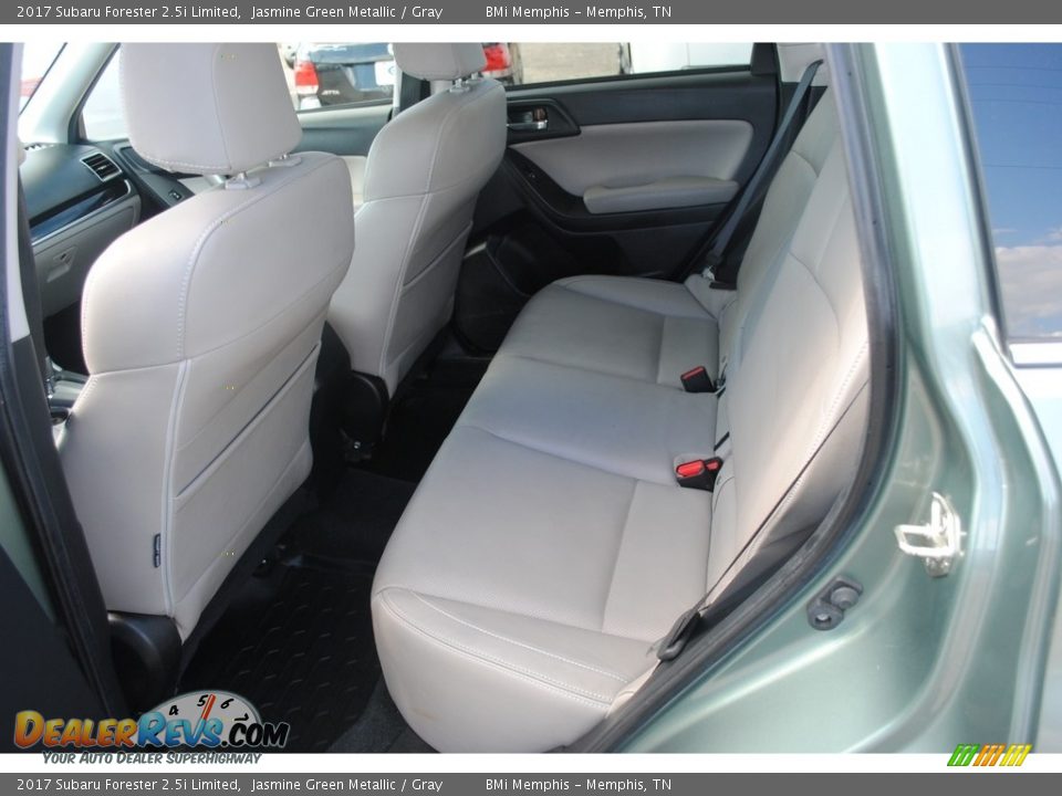 2017 Subaru Forester 2.5i Limited Jasmine Green Metallic / Gray Photo #24