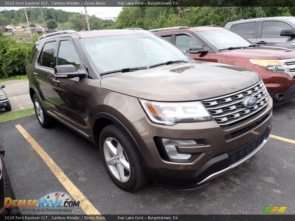 Caribou Metallic 2016 Ford Explorer XLT Photo #3