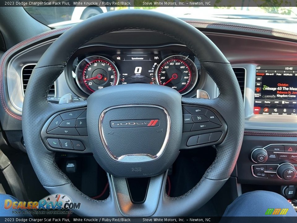 2023 Dodge Charger Scat Pack Plus Steering Wheel Photo #19