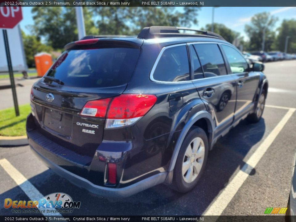 2012 Subaru Outback 2.5i Premium Crystal Black Silica / Warm Ivory Photo #3