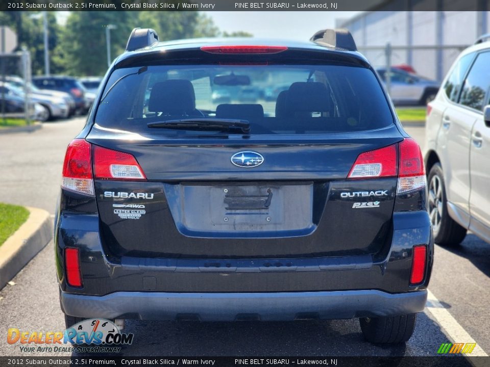 2012 Subaru Outback 2.5i Premium Crystal Black Silica / Warm Ivory Photo #4