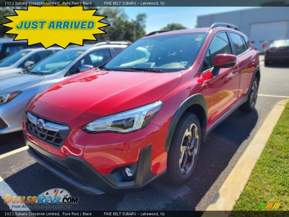 2021 Subaru Crosstrek Limited Pure Red / Black Photo #1