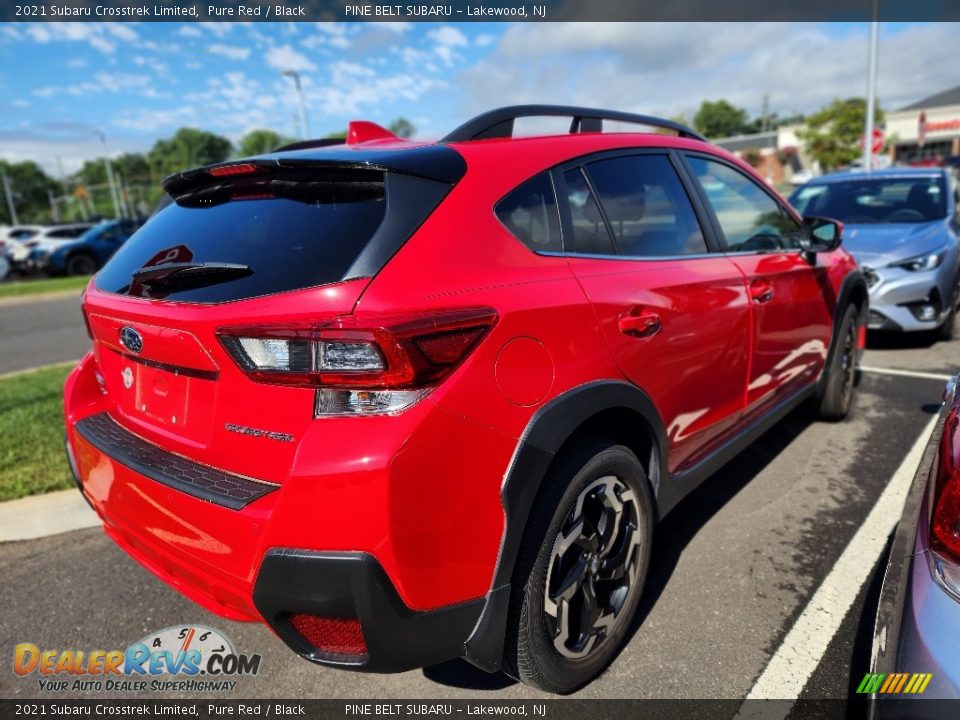 2021 Subaru Crosstrek Limited Pure Red / Black Photo #3