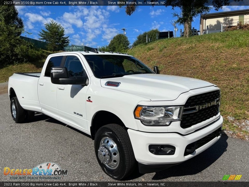 2023 Ram 3500 Big Horn Crew Cab 4x4 Bright White / Black Photo #4