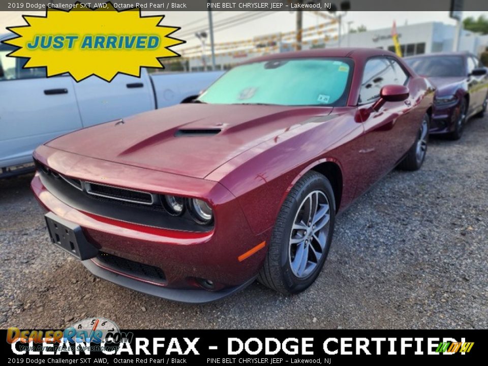 2019 Dodge Challenger SXT AWD Octane Red Pearl / Black Photo #1