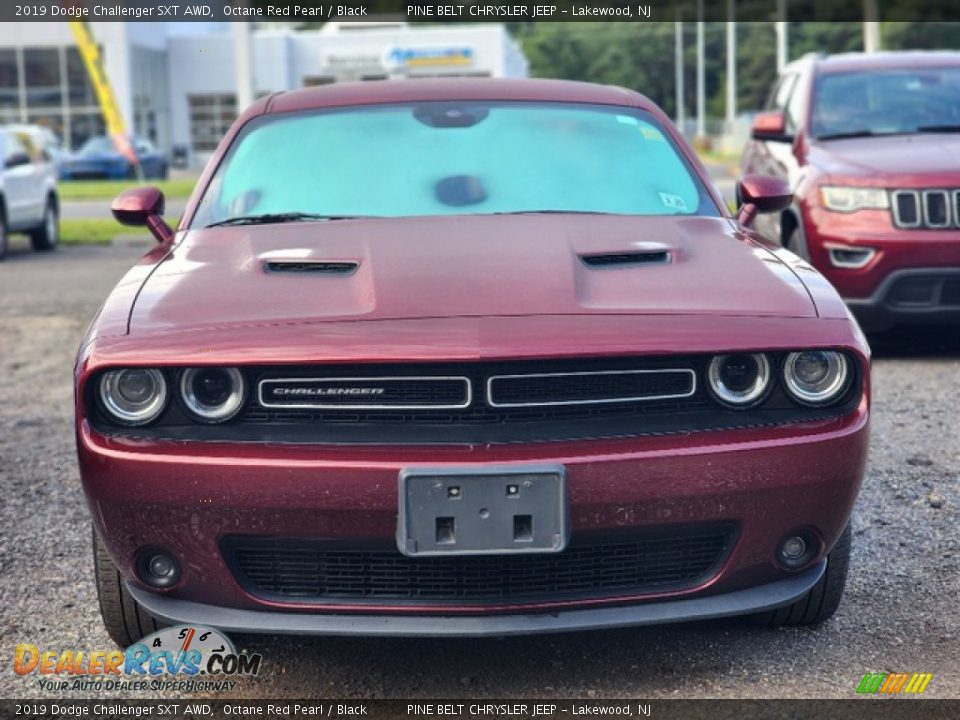 2019 Dodge Challenger SXT AWD Octane Red Pearl / Black Photo #2