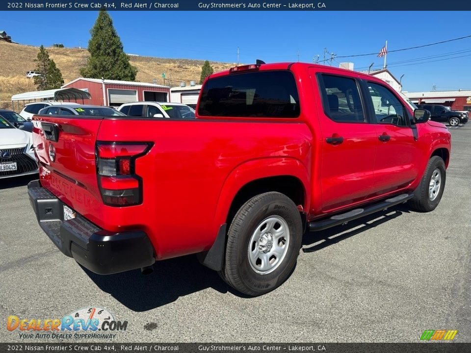 2022 Nissan Frontier S Crew Cab 4x4 Red Alert / Charcoal Photo #6