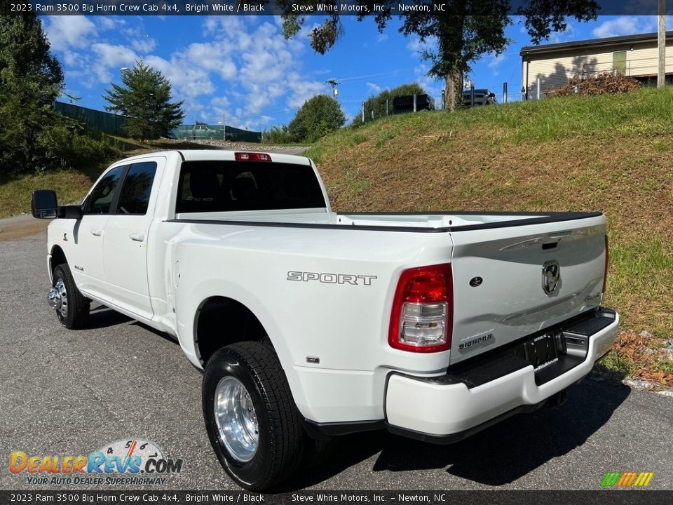 2023 Ram 3500 Big Horn Crew Cab 4x4 Bright White / Black Photo #9