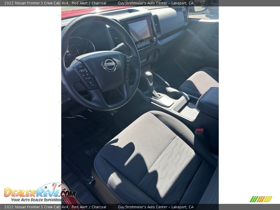 2022 Nissan Frontier S Crew Cab 4x4 Red Alert / Charcoal Photo #11