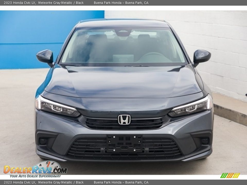 2023 Honda Civic LX Meteorite Gray Metallic / Black Photo #3