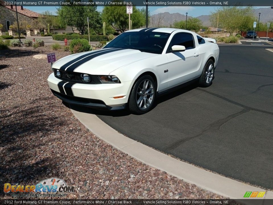 2012 Ford Mustang GT Premium Coupe Performance White / Charcoal Black Photo #1