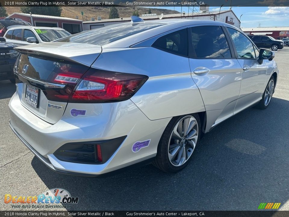 2018 Honda Clarity Plug In Hybrid Solar Silver Metallic / Black Photo #6