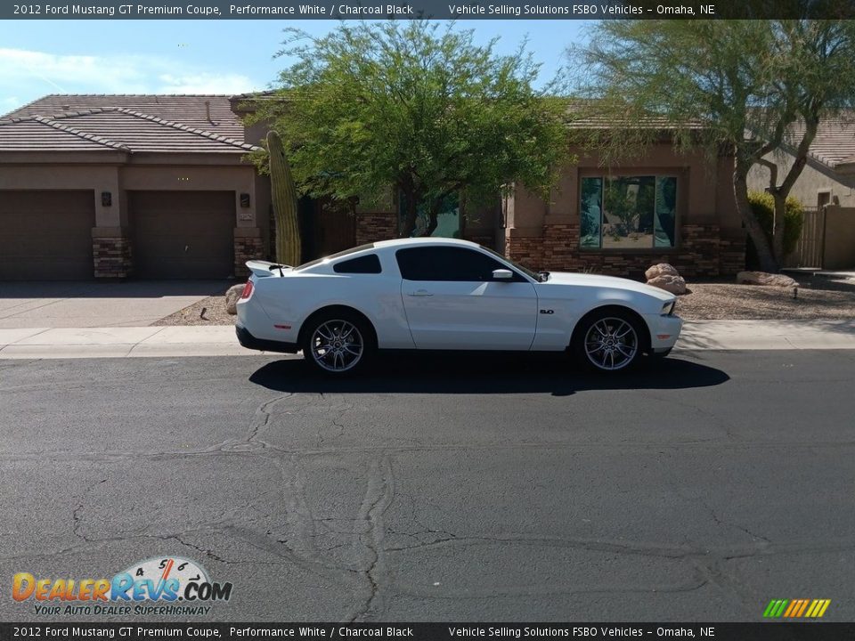 2012 Ford Mustang GT Premium Coupe Performance White / Charcoal Black Photo #10