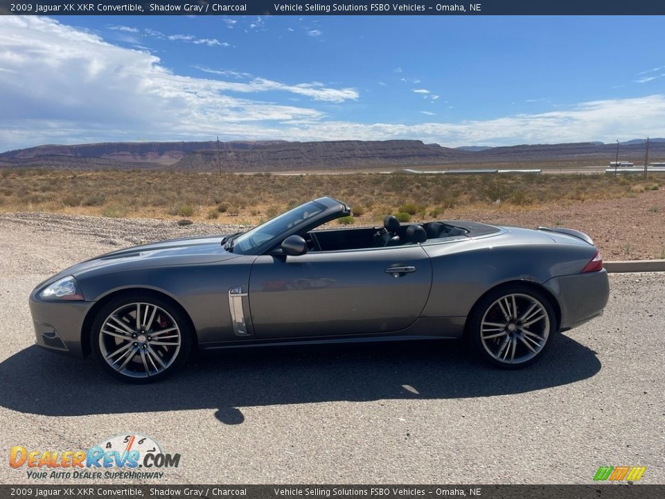 2009 Jaguar XK XKR Convertible Shadow Gray / Charcoal Photo #2