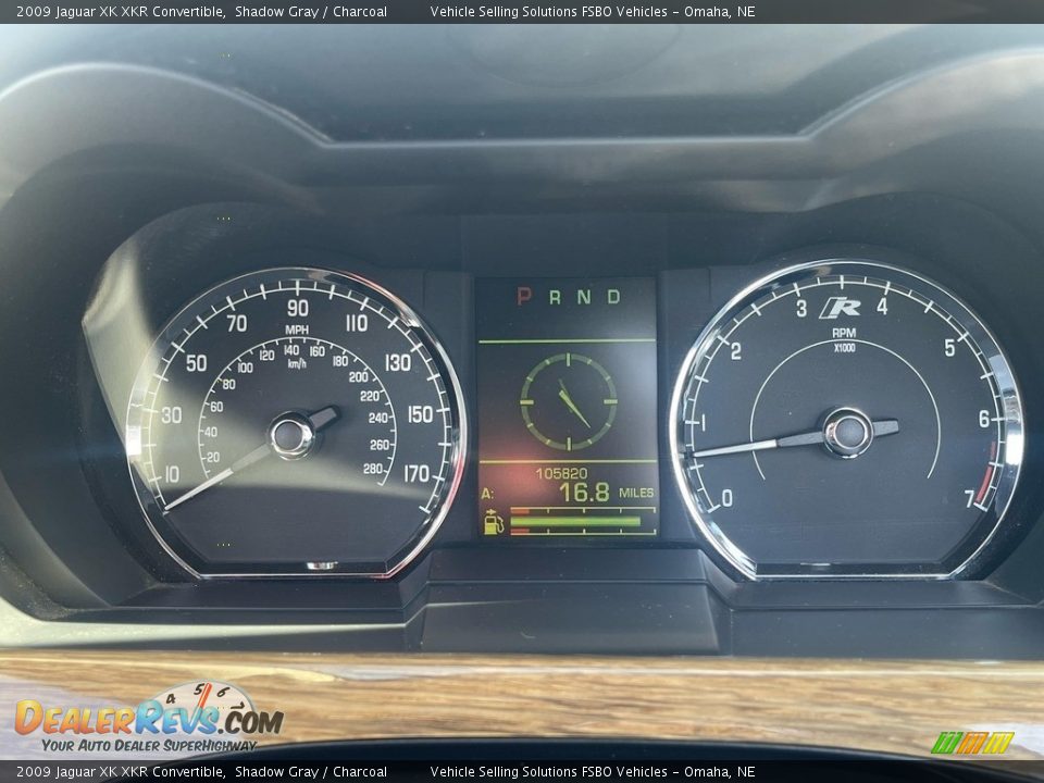 2009 Jaguar XK XKR Convertible Gauges Photo #6