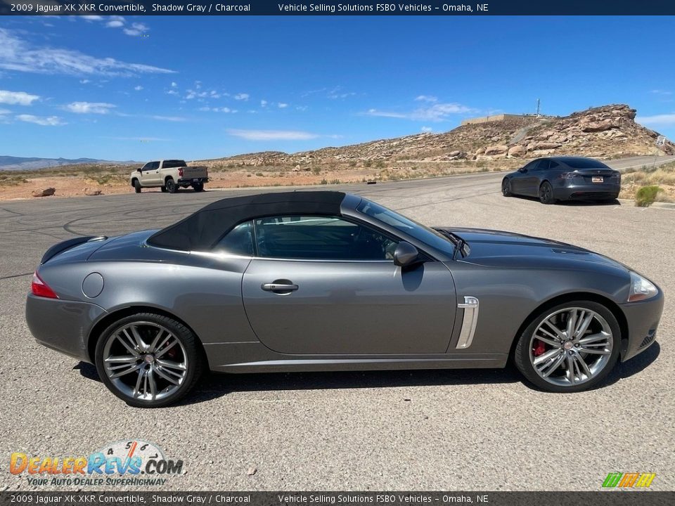 Shadow Gray 2009 Jaguar XK XKR Convertible Photo #9