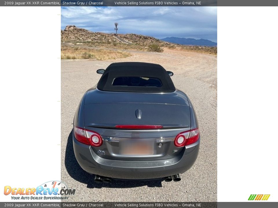 2009 Jaguar XK XKR Convertible Shadow Gray / Charcoal Photo #11