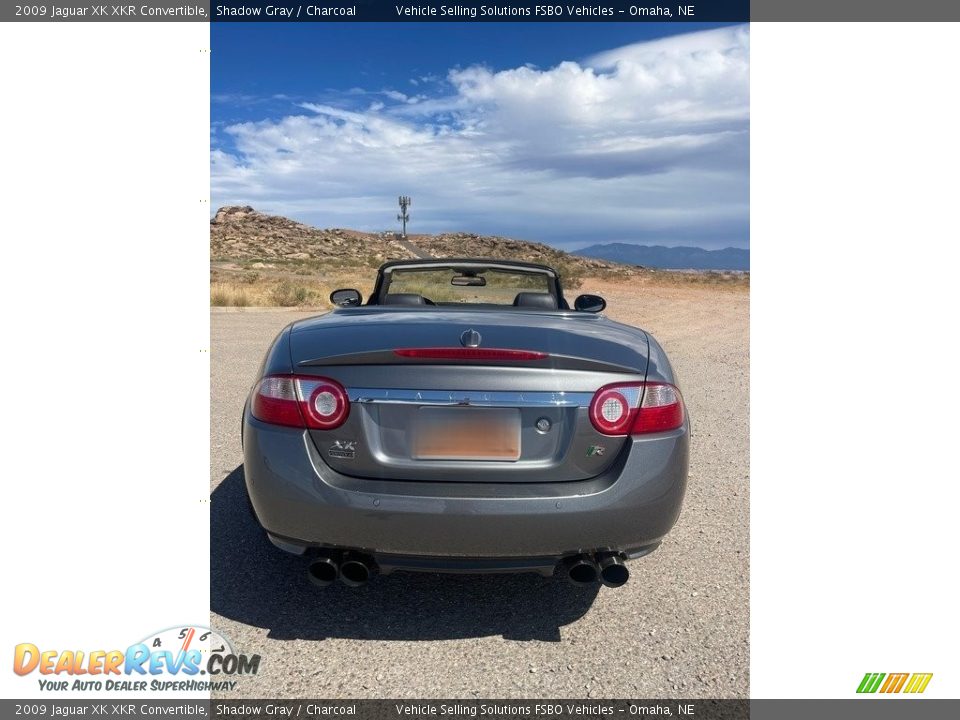 2009 Jaguar XK XKR Convertible Shadow Gray / Charcoal Photo #13