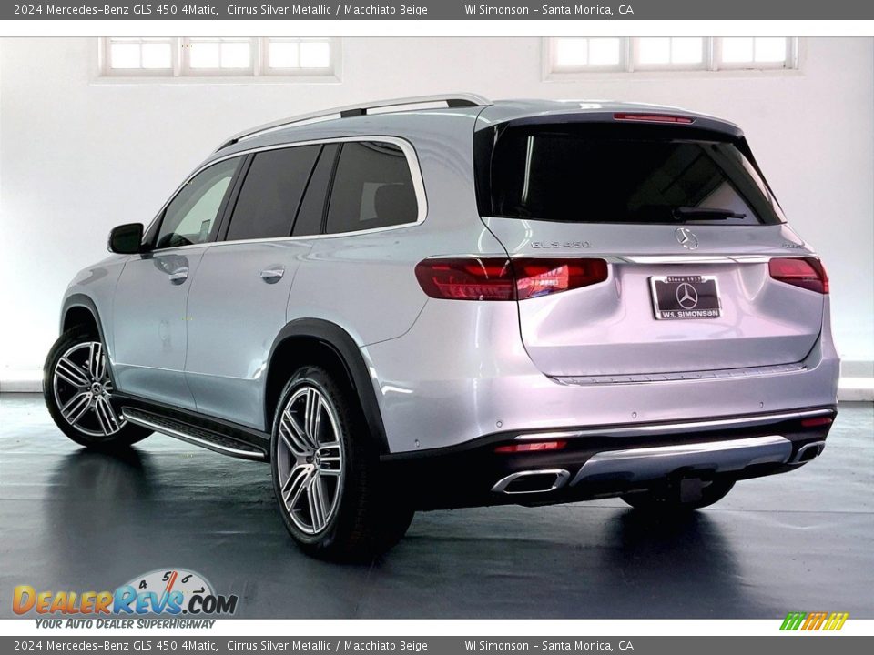 2024 Mercedes-Benz GLS 450 4Matic Cirrus Silver Metallic / Macchiato Beige Photo #2