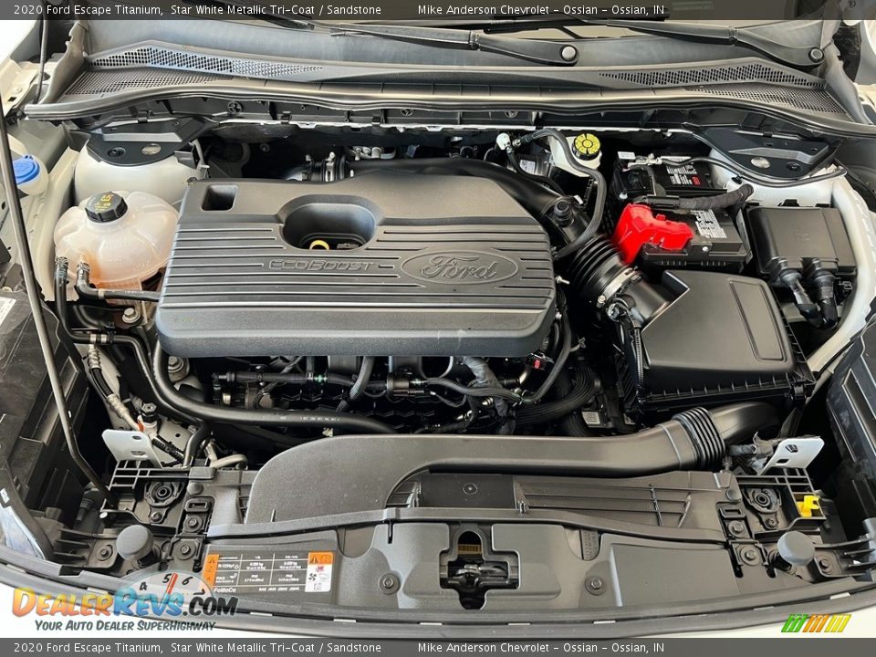 2020 Ford Escape Titanium 2.0 Liter Turbocharged DOHC 16-Valve EcoBoost 4 Cylinder Engine Photo #4