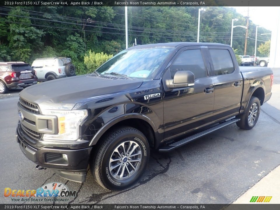 2019 Ford F150 XLT SuperCrew 4x4 Agate Black / Black Photo #7