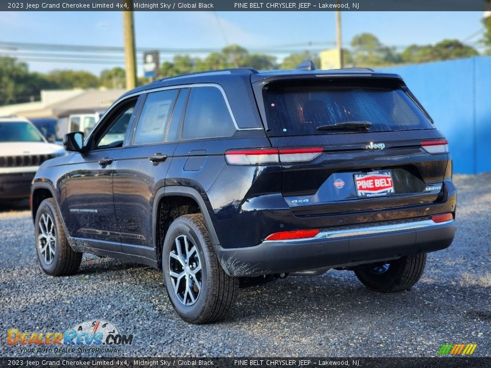 2023 Jeep Grand Cherokee Limited 4x4 Midnight Sky / Global Black Photo #4