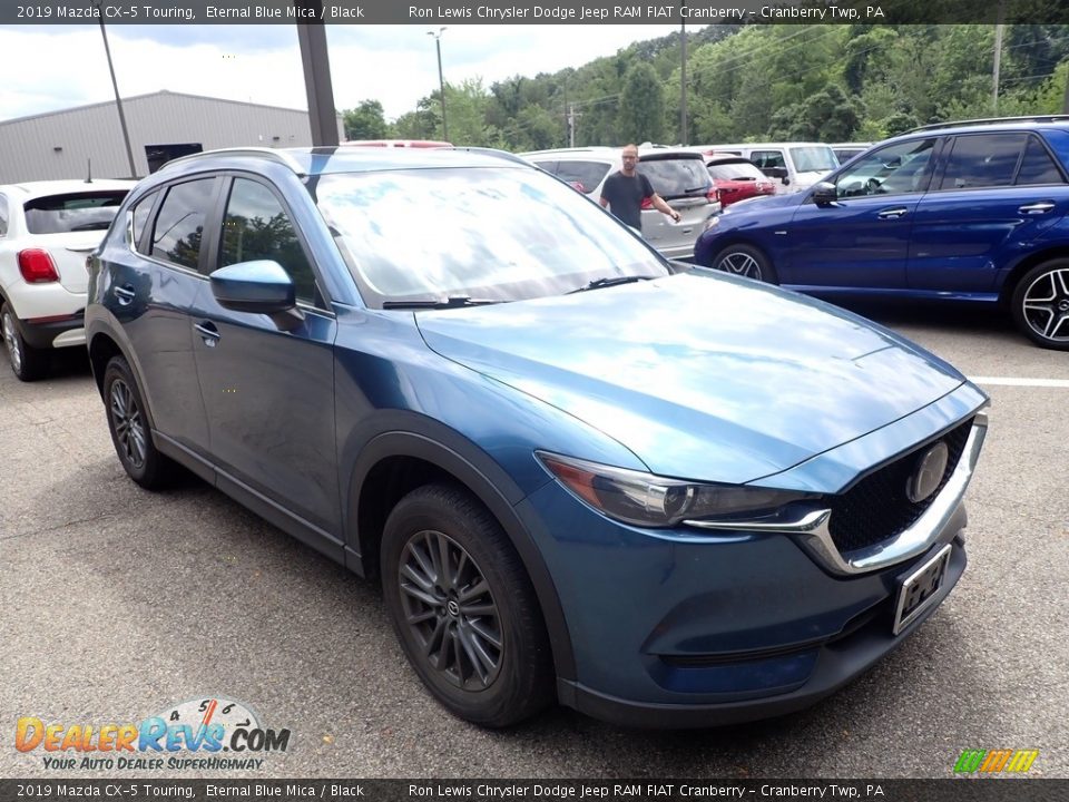 2019 Mazda CX-5 Touring Eternal Blue Mica / Black Photo #3