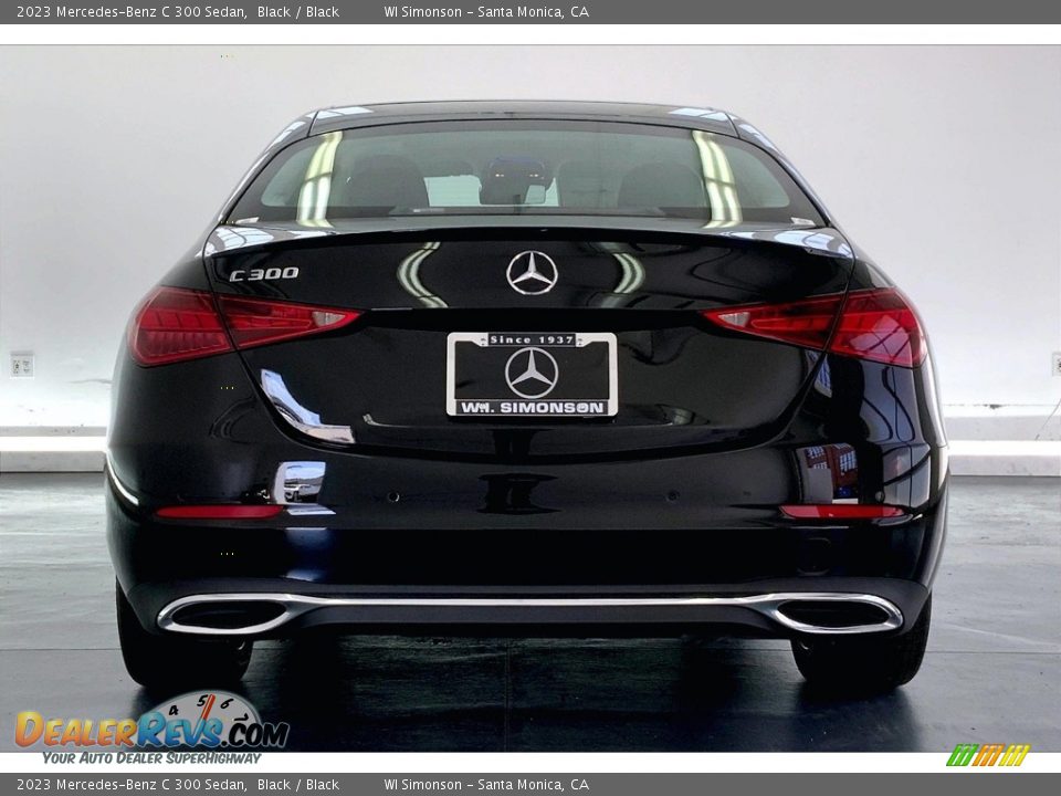 2023 Mercedes-Benz C 300 Sedan Black / Black Photo #3