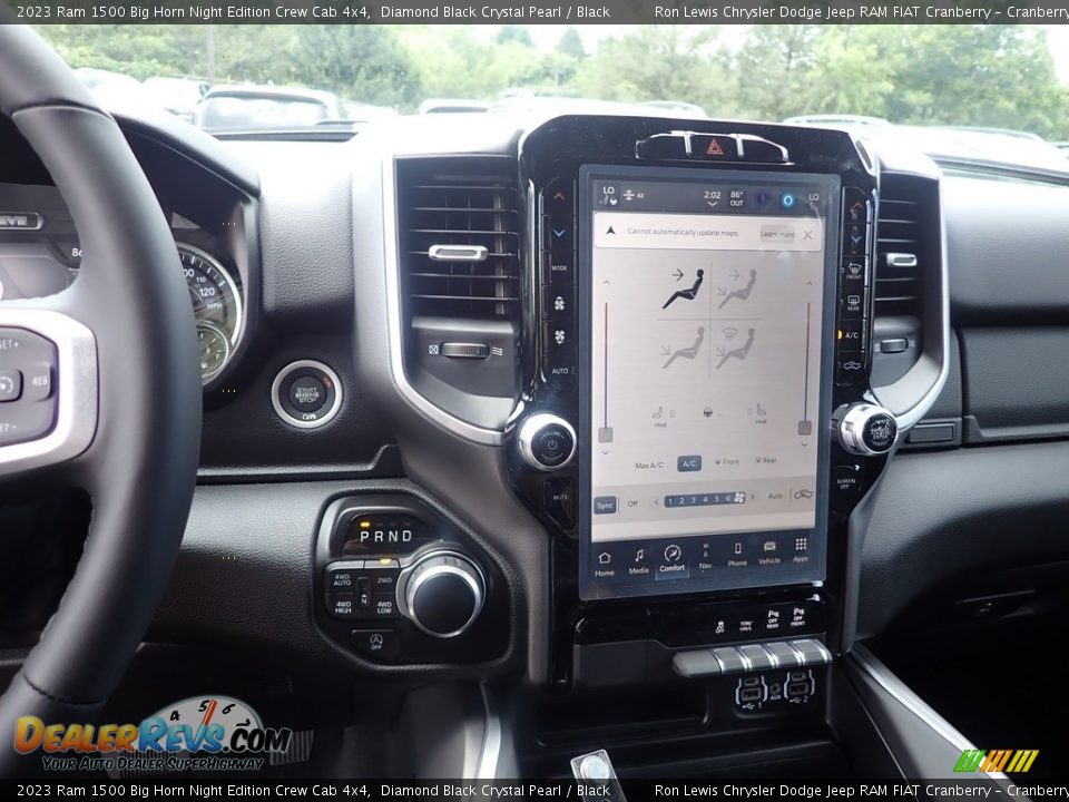 2023 Ram 1500 Big Horn Night Edition Crew Cab 4x4 Diamond Black Crystal Pearl / Black Photo #18